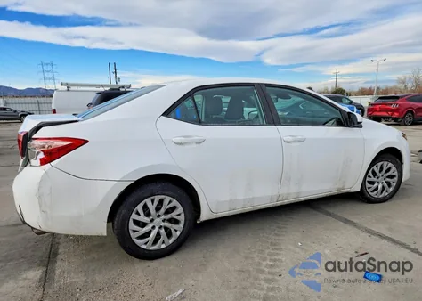 2017 Toyota Corolla L из США, поврежденный, VIN 2T1BURHE2HC748896